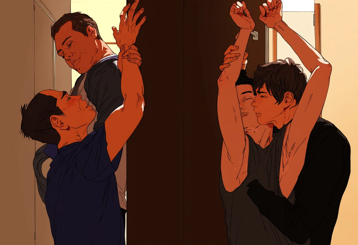 Wrists Above His Head